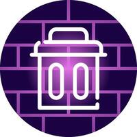 Delete Creative Icon Design vector