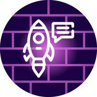 Rocket Creative Icon Design vector