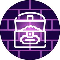 Treasure Chest Creative Icon Design vector