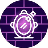 Magic Mirror Creative Icon Design vector