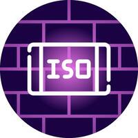 Iso Creative Icon Design vector