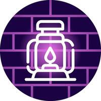 Lantern Creative Icon Design vector