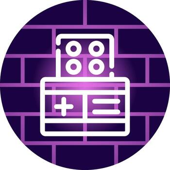 Patch Creative Icon Design vector