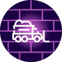 Snowplow Creative Icon Design vector