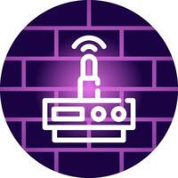 Wifi Router Creative Icon Design vector