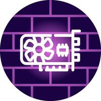 Graphic Card Creative Icon Design vector