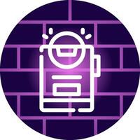 Light Creative Icon Design vector