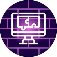 Puzzle Creative Icon Design vector