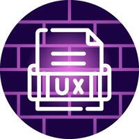 Ux Format Creative Icon Design vector