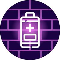 Battery Creative Icon Design vector