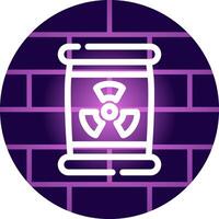 Nuclear Creative Icon Design vector