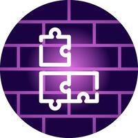 Puzzle Creative Icon Design vector