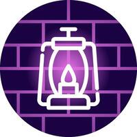 Lantern Creative Icon Design vector