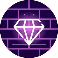 Diamond Creative Icon Design vector