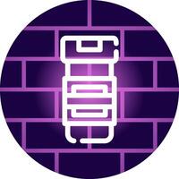 Test Tube Creative Icon Design vector