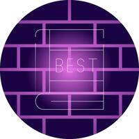 Best Seller Creative Icon Design vector