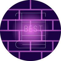 Best Seller Creative Icon Design vector