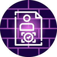 Approval Creative Icon Design vector