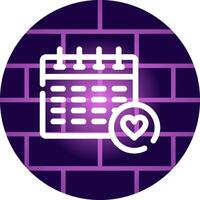 Calendar Creative Icon Design vector