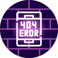 Error Creative Icon Design vector