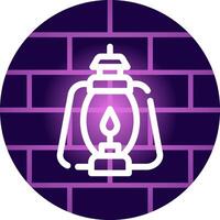 Lantern Creative Icon Design vector