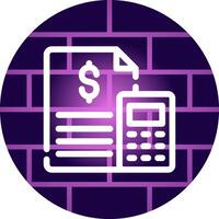 Accounting Creative Icon Design vector