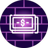 Banknotes Creative Icon Design vector