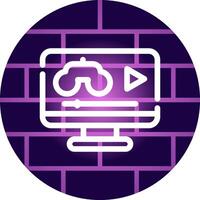 Game Streaming Creative Icon Design vector