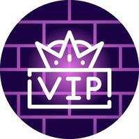 VIP Creative Icon Design vector