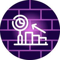 Predictive Analytics Creative Icon Design vector