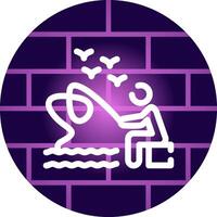 Trolling Creative Icon Design vector