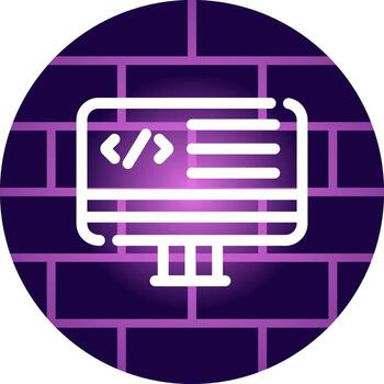 web programación creativo icono diseño vector