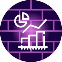 Statistical Analysis Creative Icon Design vector