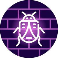 Bug Creative Icon Design vector