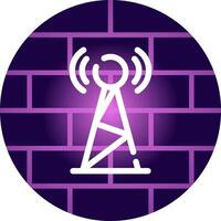 Radio Broadcast Creative Icon Design vector