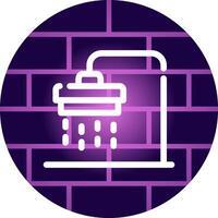 Shower Creative Icon Design vector