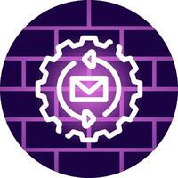 Marketing Automation Creative Icon Design vector
