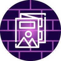 Magazine Creative Icon Design vector