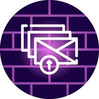 Email Blasts Creative Icon Design vector
