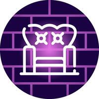 Armchair Creative Icon Design vector