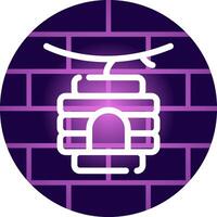 Bee Hive Creative Icon Design vector