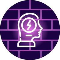 Brainstorm Creative Icon Design vector