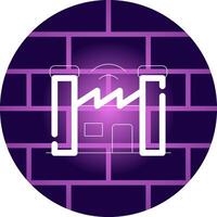 Smart Factory Creative Icon Design vector