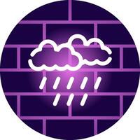 lluvioso día creativo icono diseño vector