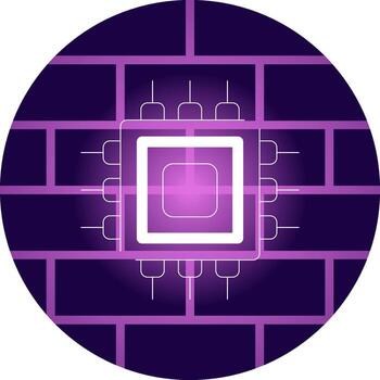 Processor Creative Icon Design vector