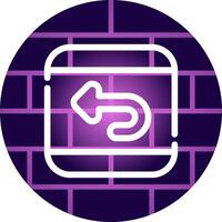 Undo Creative Icon Design vector