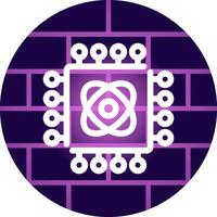 Quantum Technology Creative Icon Design vector
