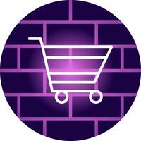 Shopping Cart Creative Icon Design vector