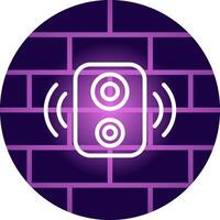 Speaker Creative Icon Design vector