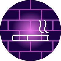 Cigarette Creative Icon Design vector